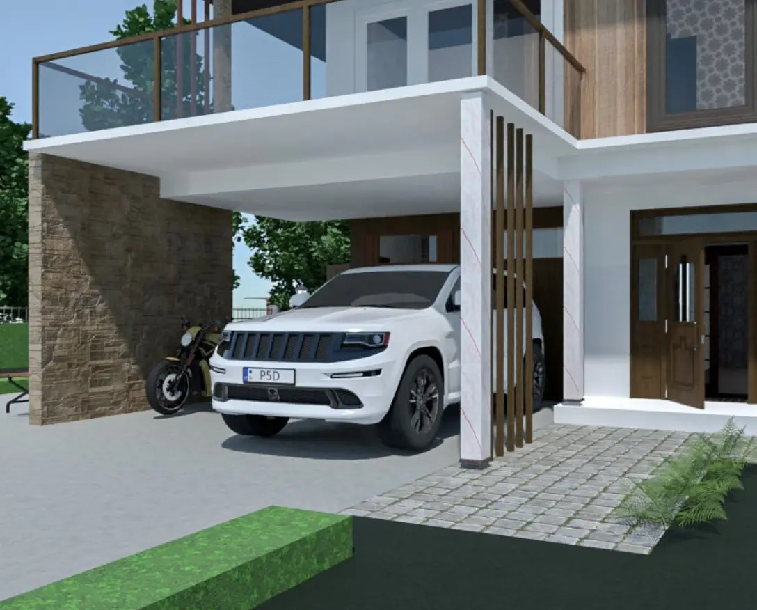 Simple Car Mobile Garage with Multiple Colors To Choose From
