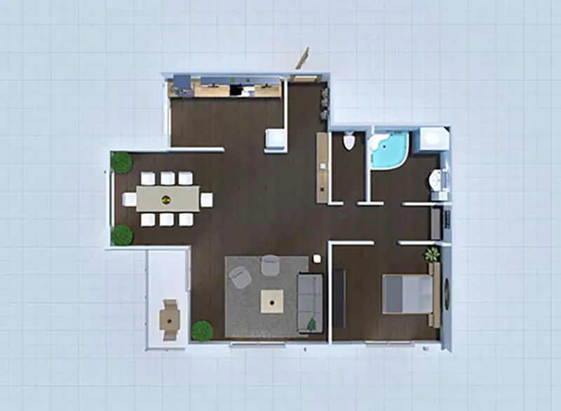 Floorplanner - A 2D floorplan created with floorplanner.com