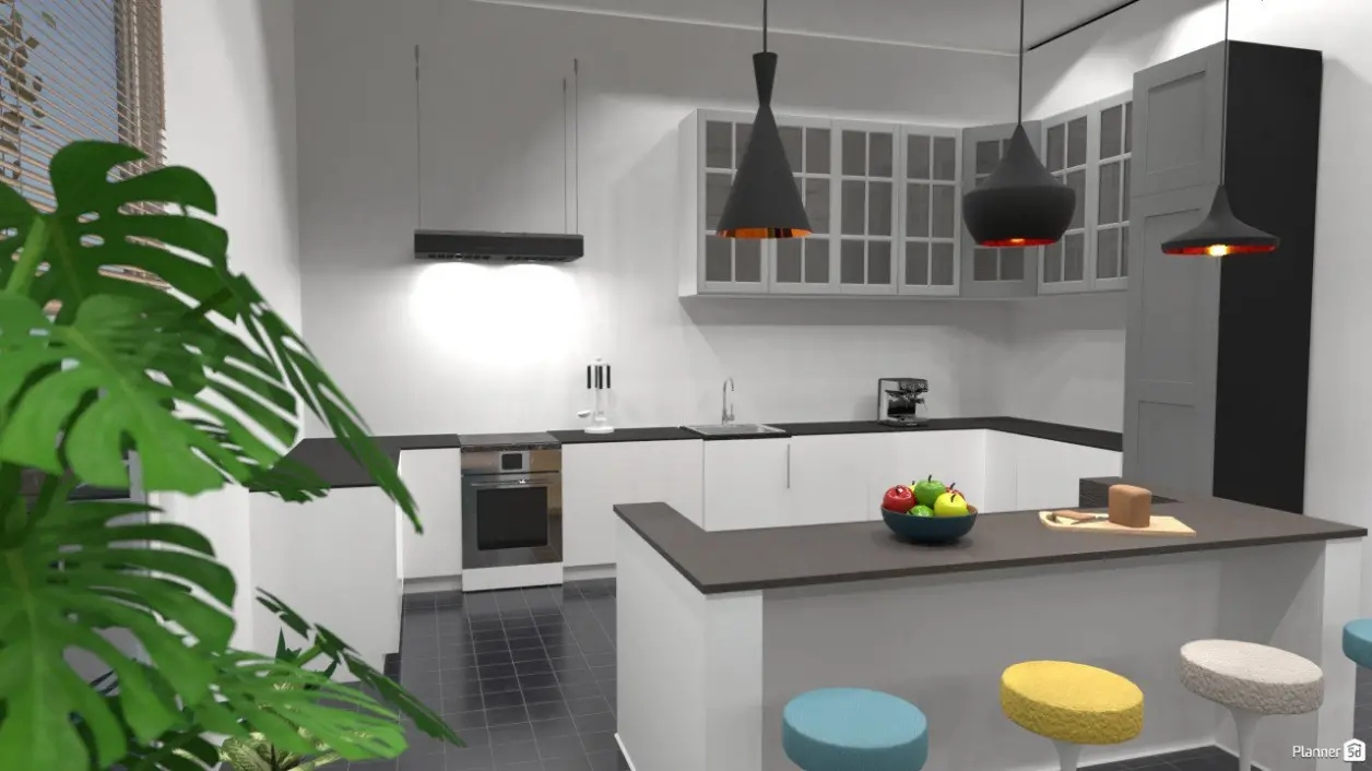 3d kitchen planner online | free kitchen design software – planner5d