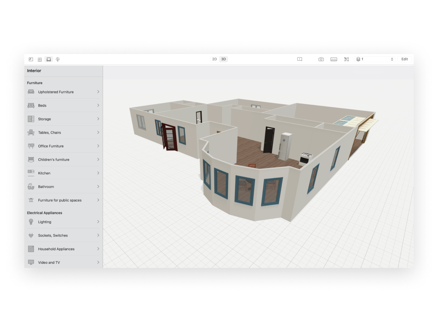 Diseños de Casas - Programa para Diseñar en 3D Gratis en Español | Planner  5D