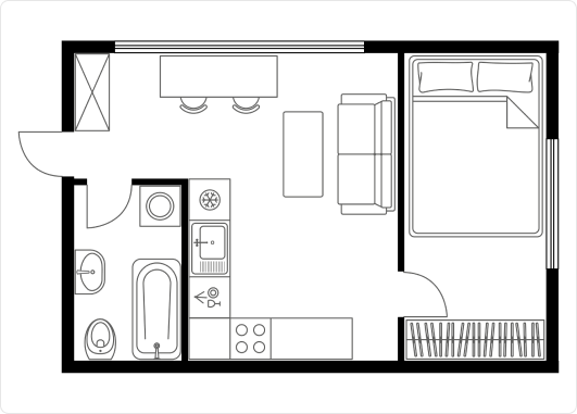 Planos de piso y diseño de interiores - Planner 5D