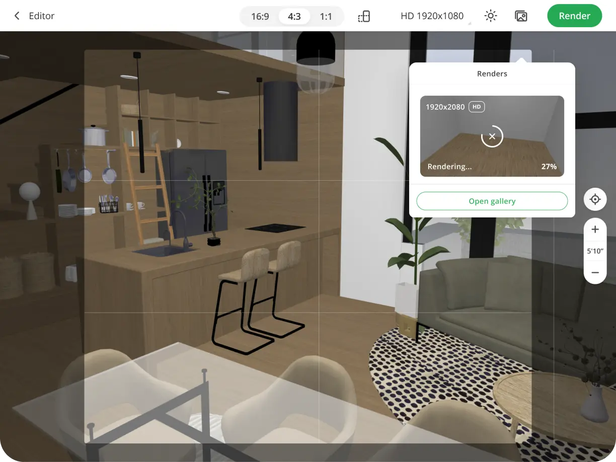 Floor plans and interior design - Planner 5D