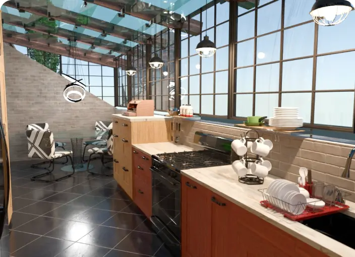 3D Kitchen Design Layout | Free Designing Tool – Planner 5D