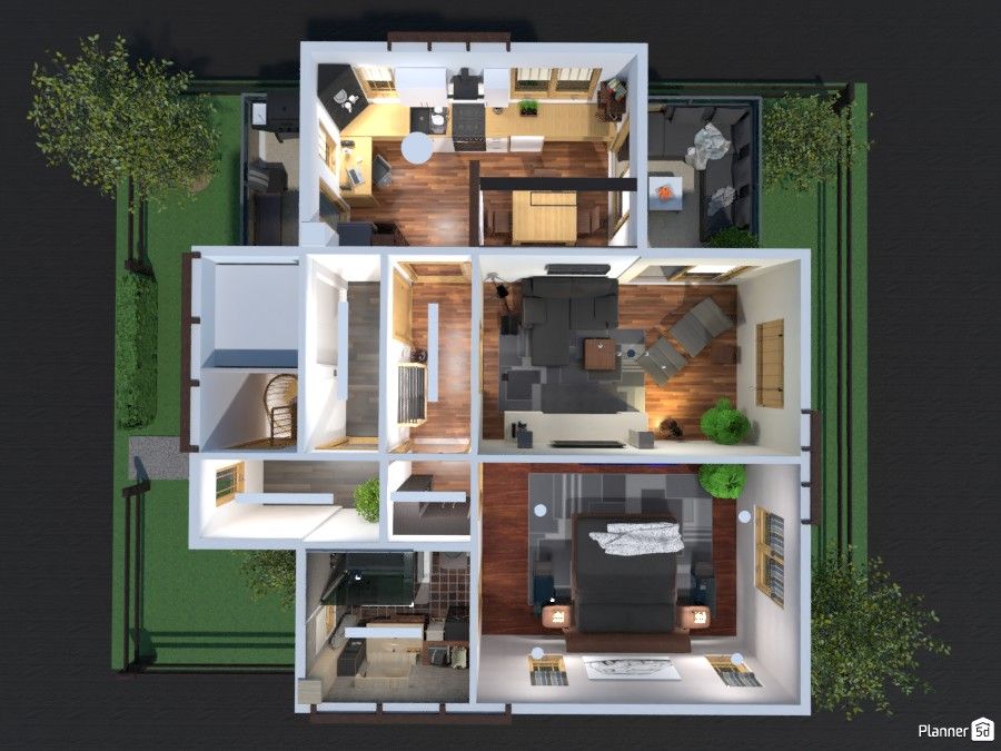Los mejores diseños y planos de casas de dos pisos