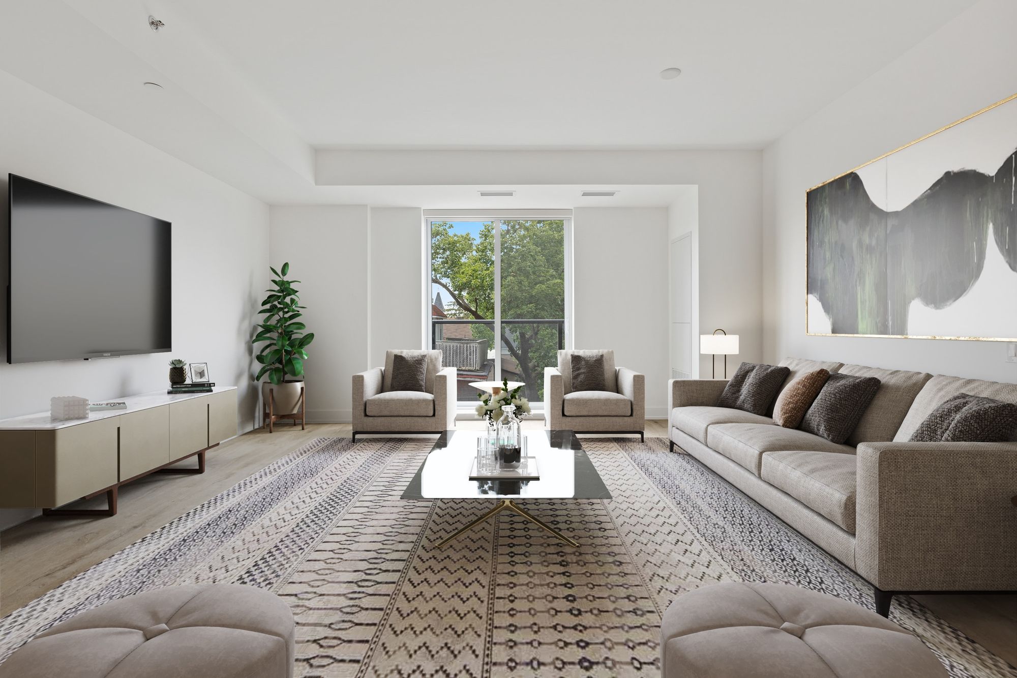 decoración salas de estar minimalismo