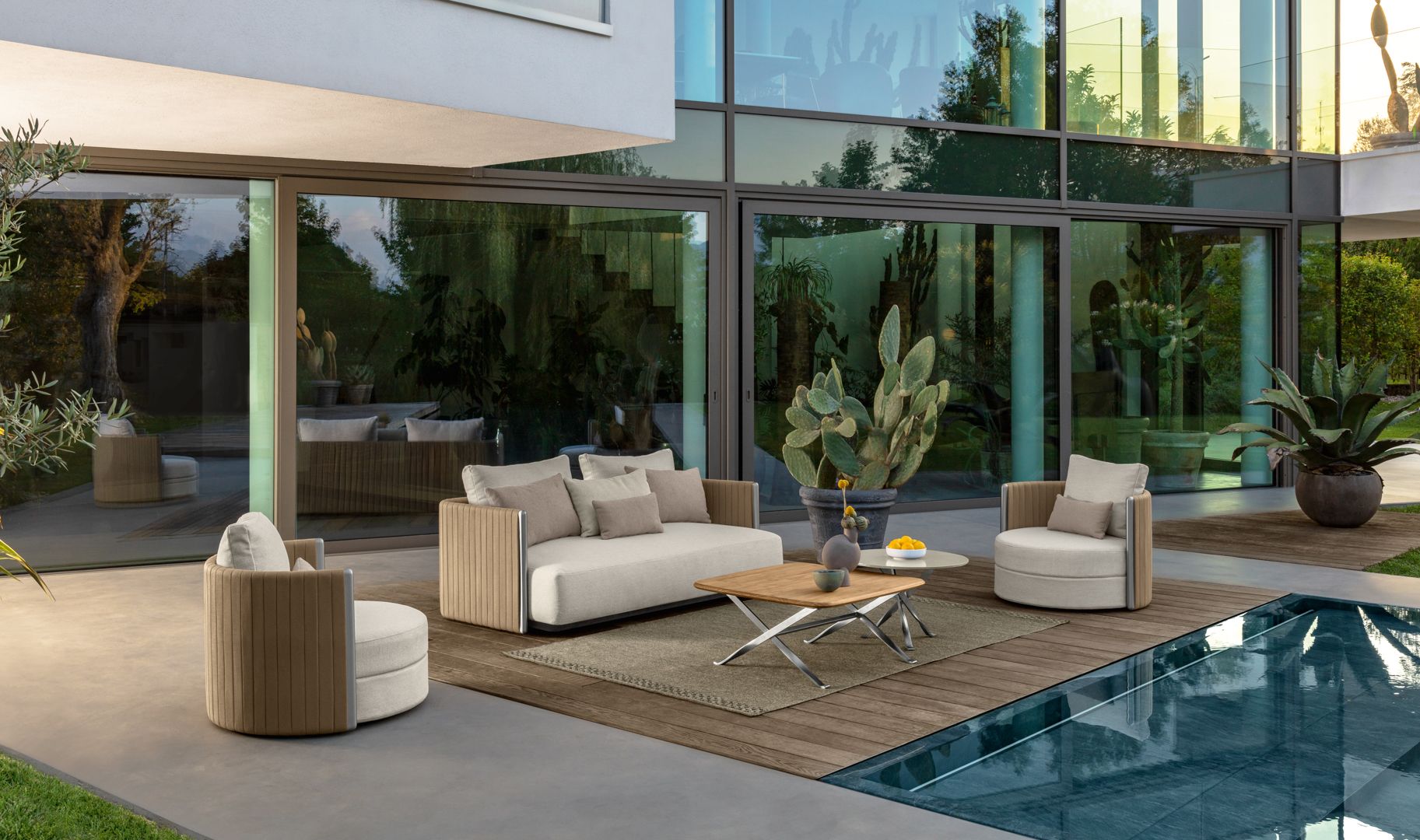 Proteger muebles de jardín, durabilidad de muebles de exterior de diseño