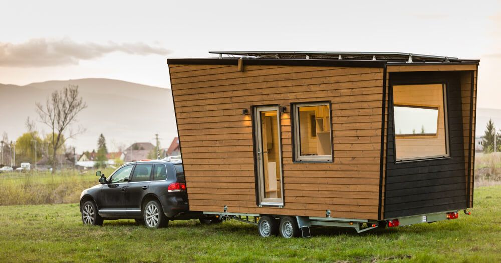 Tiny house exterior desing, trailer tiny home