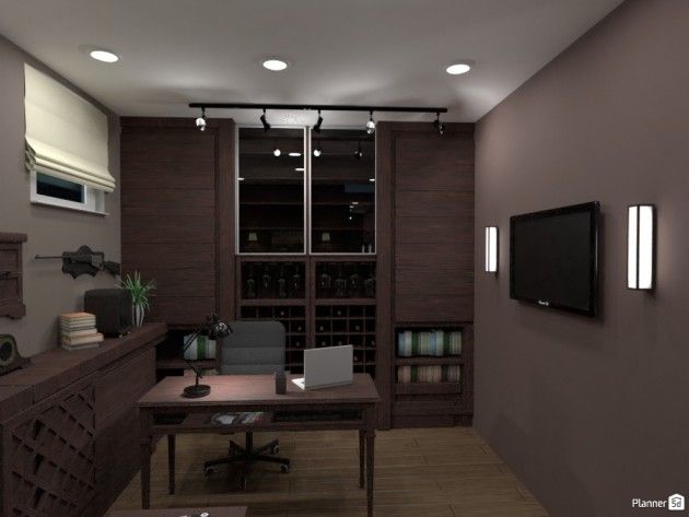 Un design de home office en Planner 5D