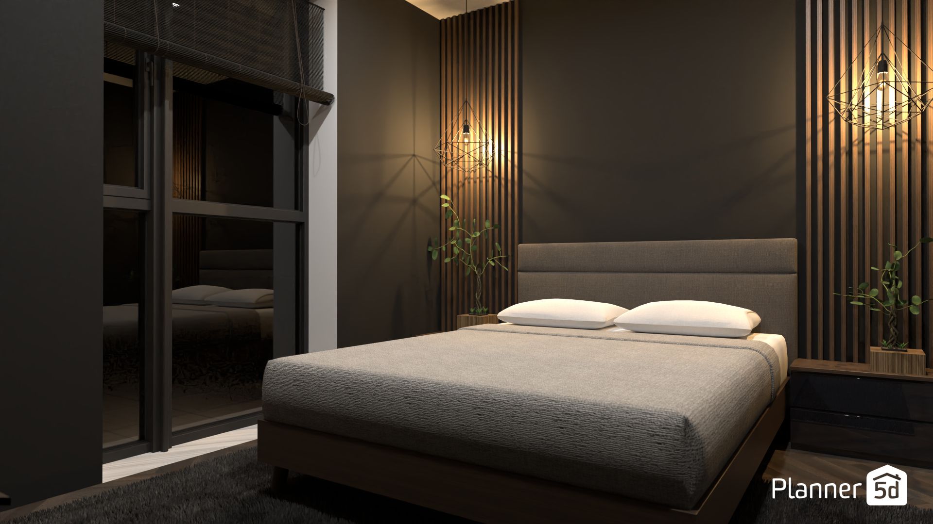 diseño de habitaciones juveniles en 3D con software de diseño de interiores, planer 5D
