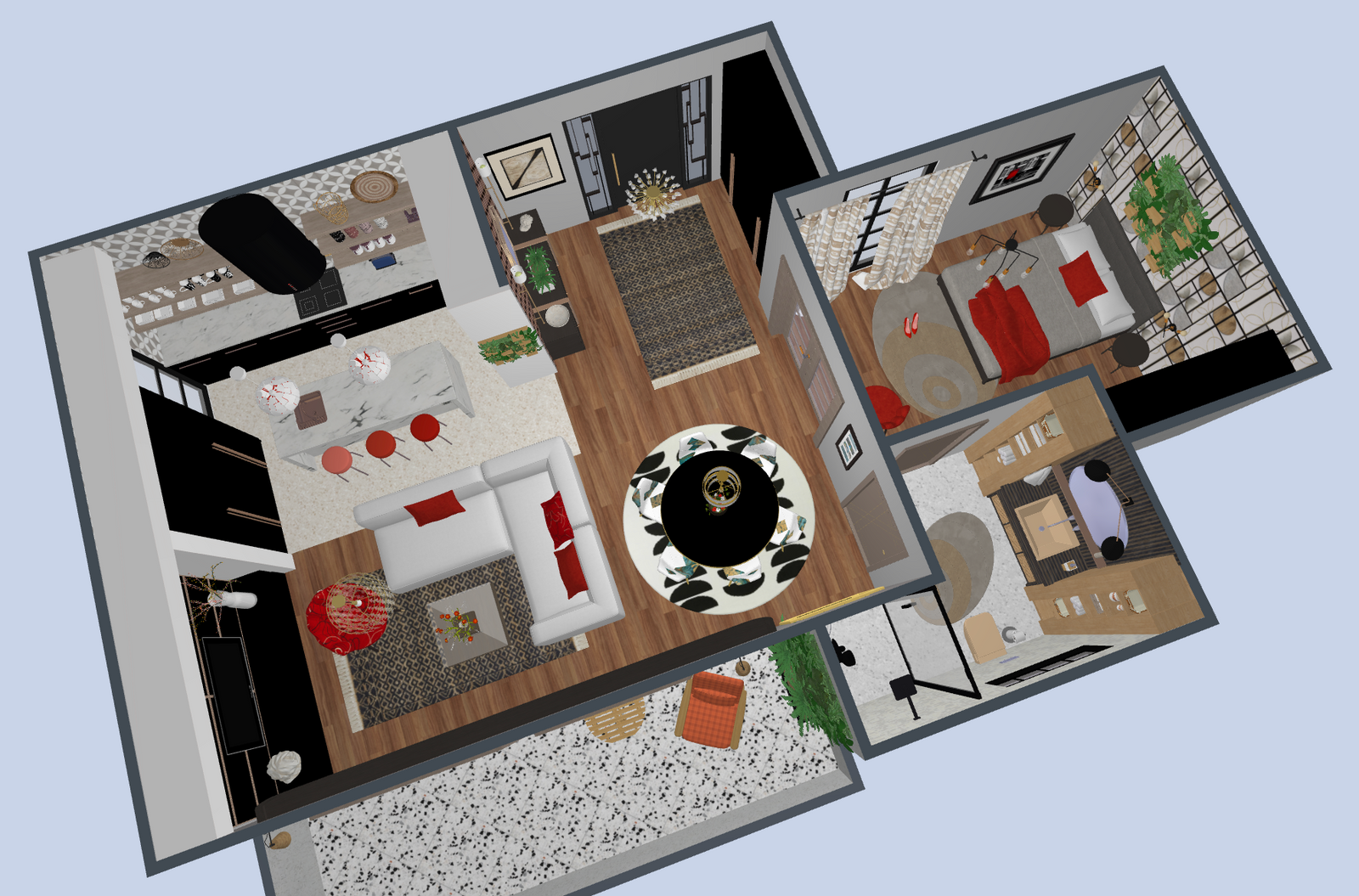 Diseños de casas de un piso con planos