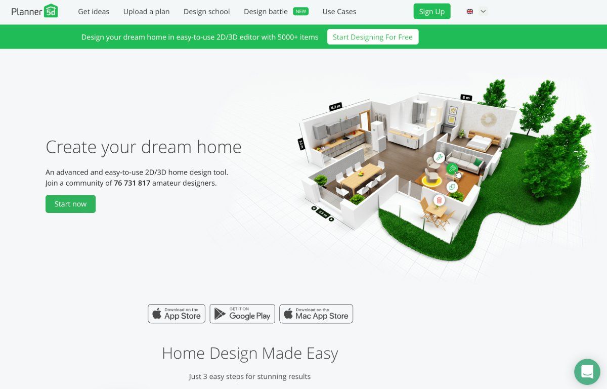 Hausplaner-Software, 3D, Floor planning