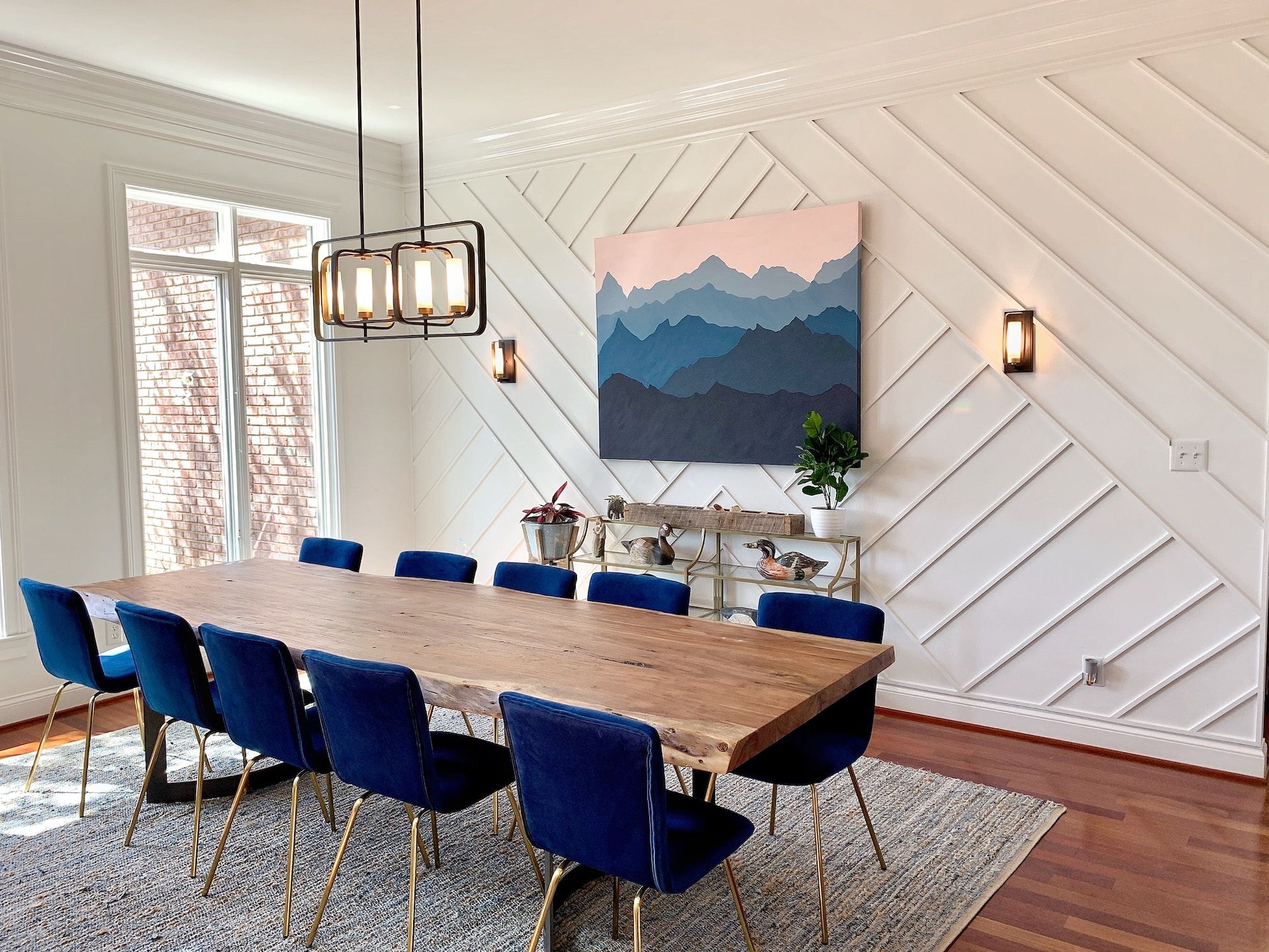 wall paneling dining room ideas