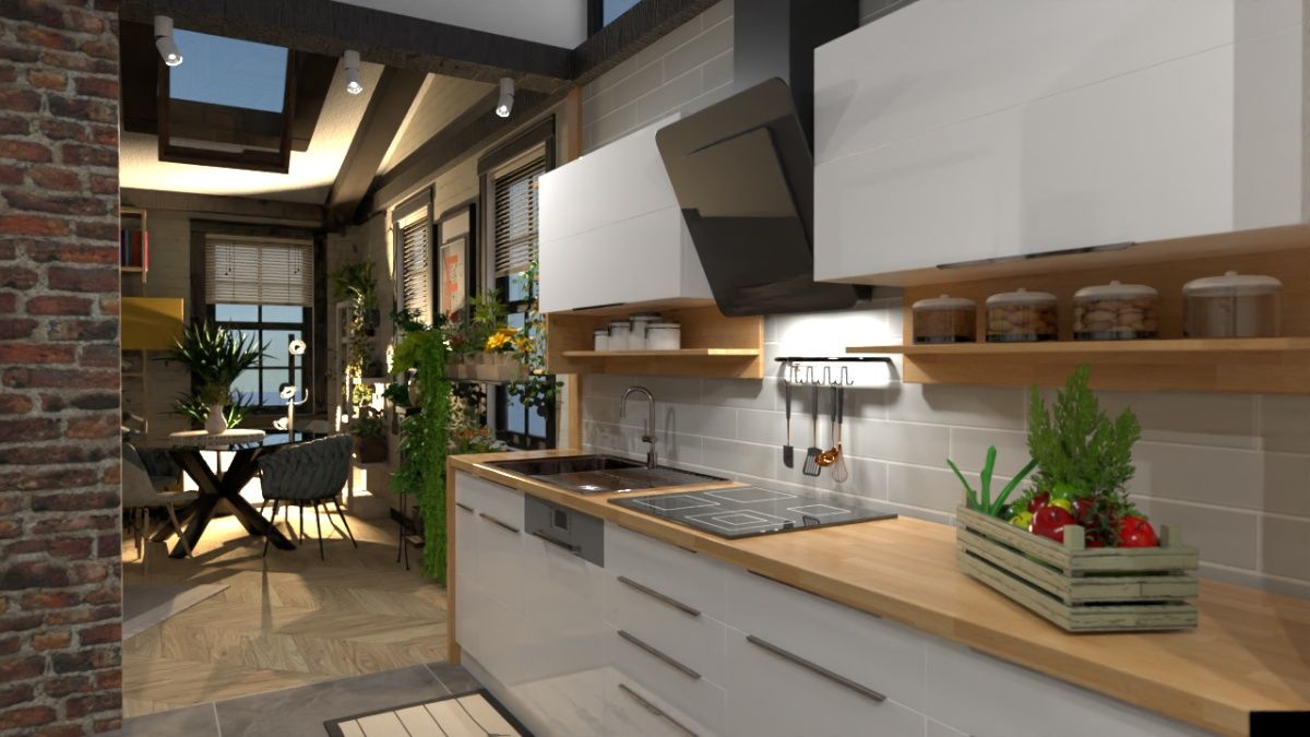 kitchen design with Planner 5D