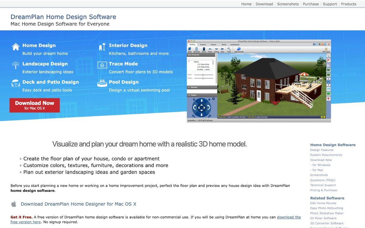 dreamplan -programas de diseño de interiores para reformar tu casa