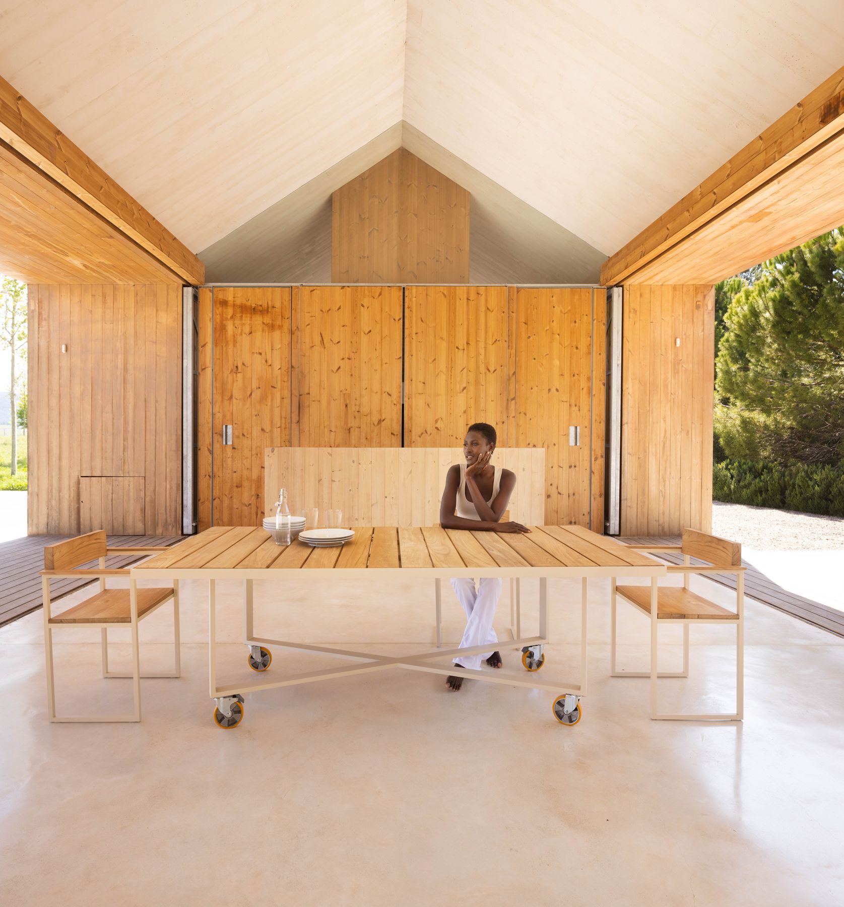Muebles de jardín de diseño en la feria habitat de valencia vondom