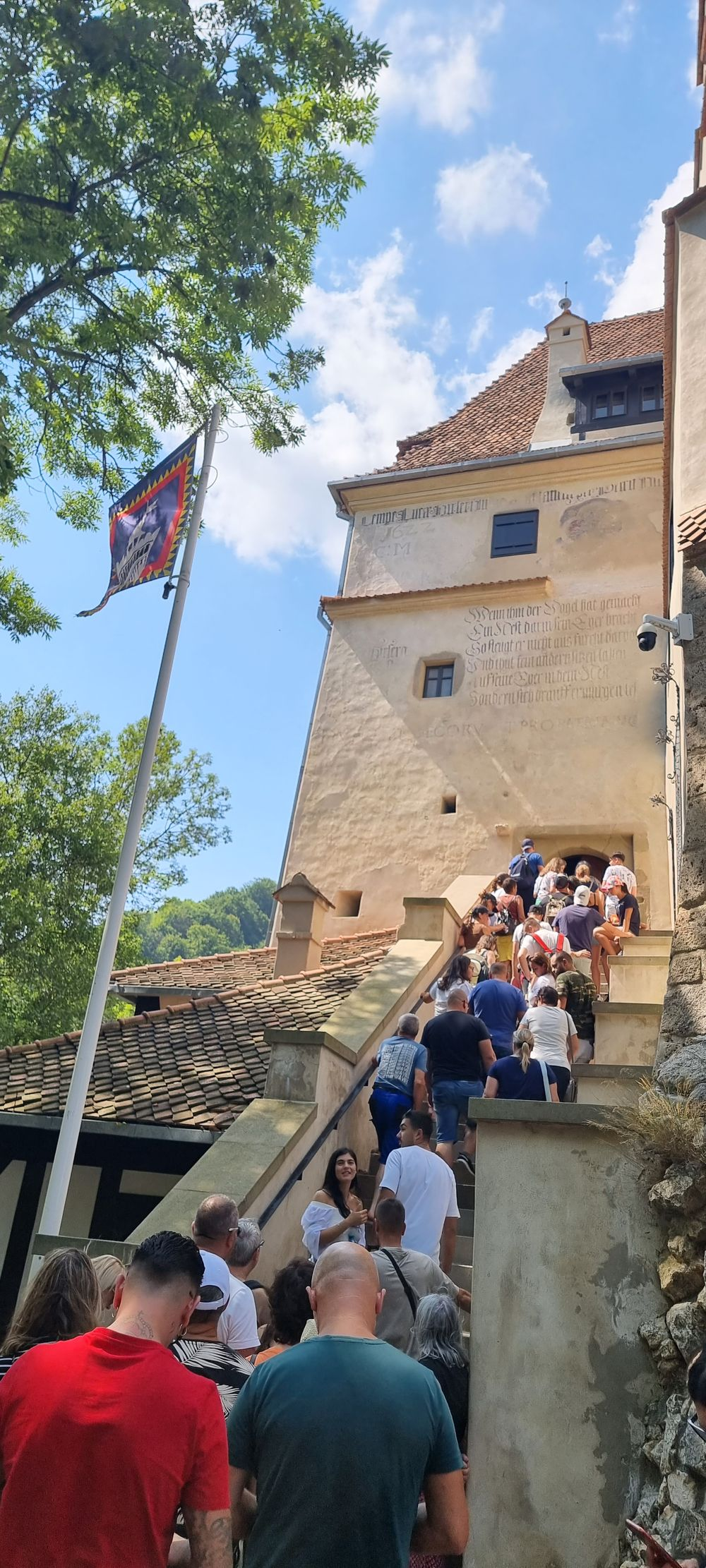 exterior of Bran Castle