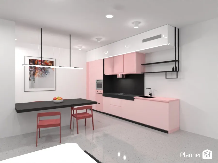 Apartamento studio por creativityworks no Planner 5D