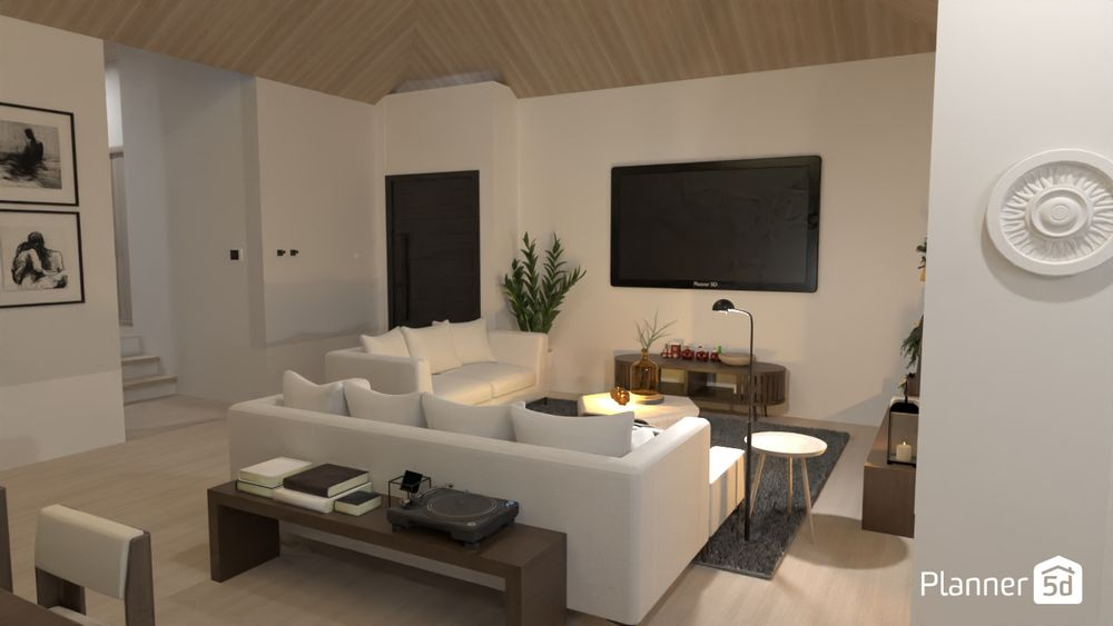 modern minimalist living room