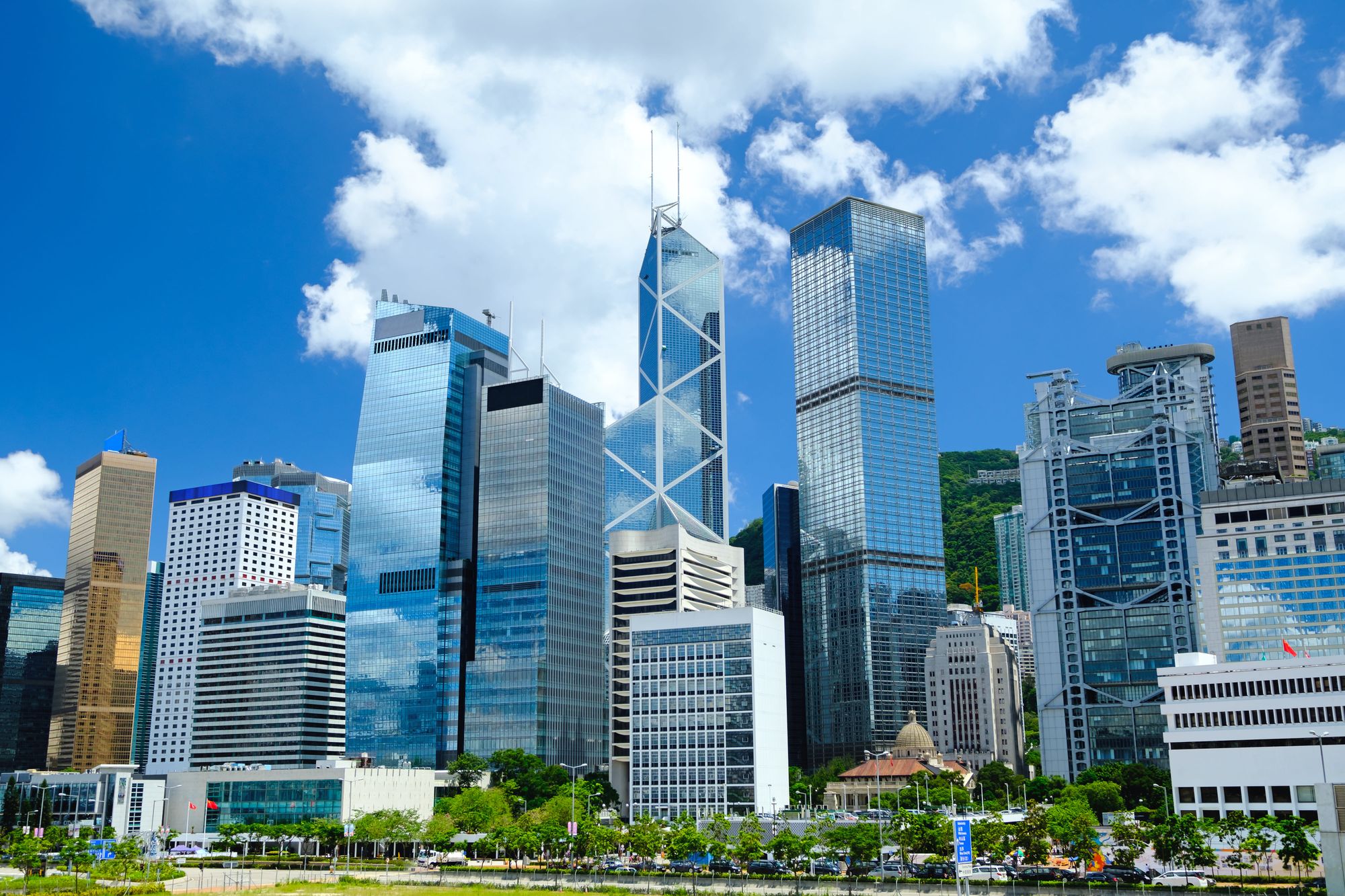 rascacielos estilo high tech en hong kong decoración estilo high tech