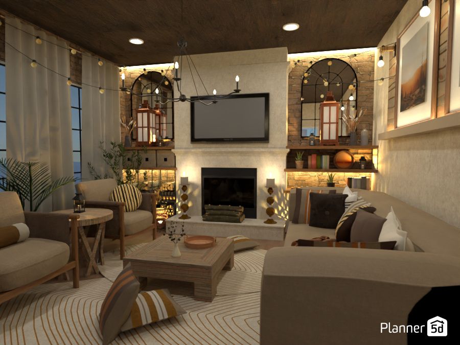 10 salas de estar diseñadas con planner 5d el software de diseño de interiores