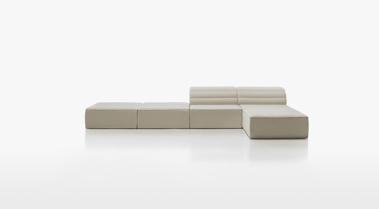 Acerbis modern white design sofa