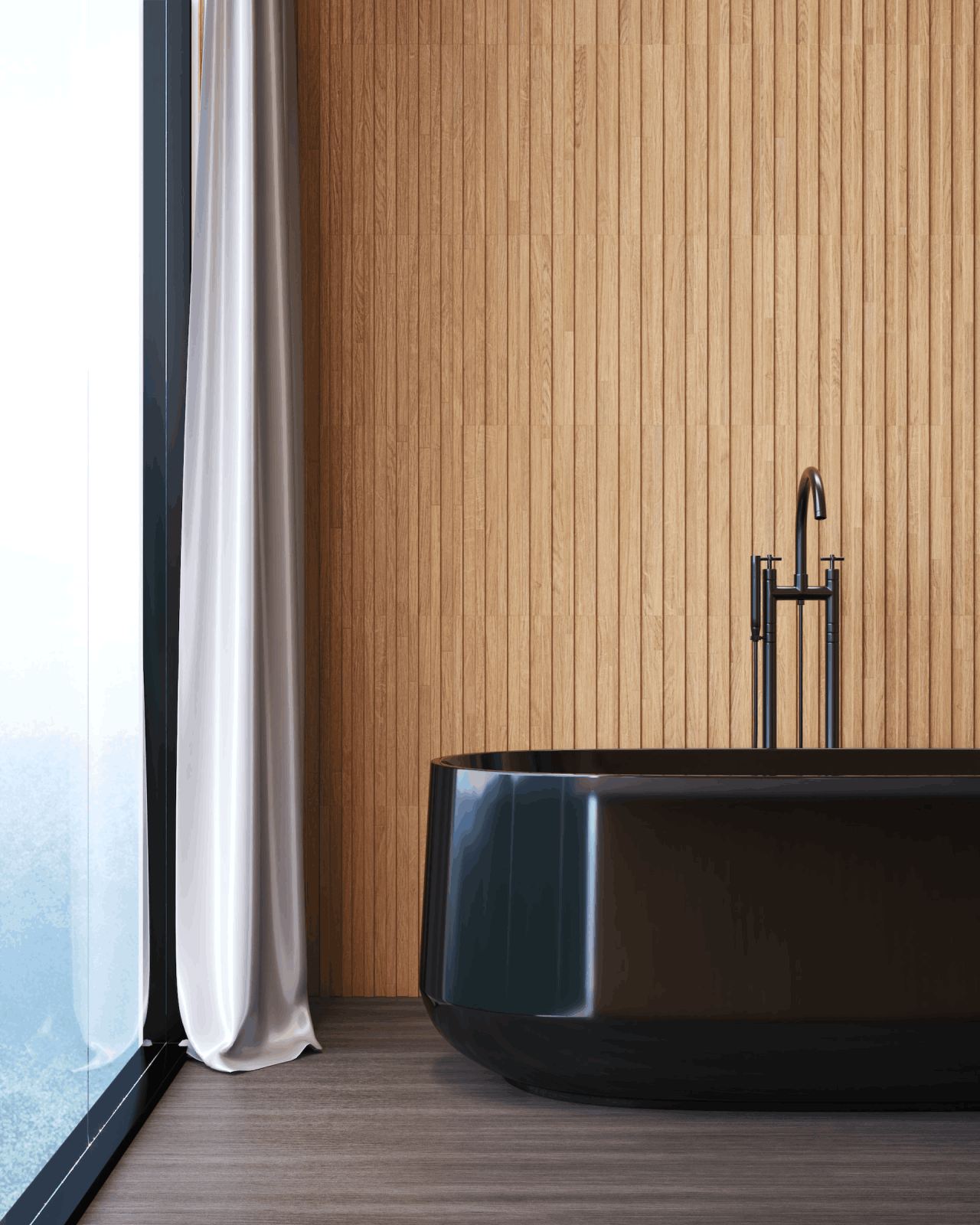 paneles de madera para baño moderno, colores para baños modernos