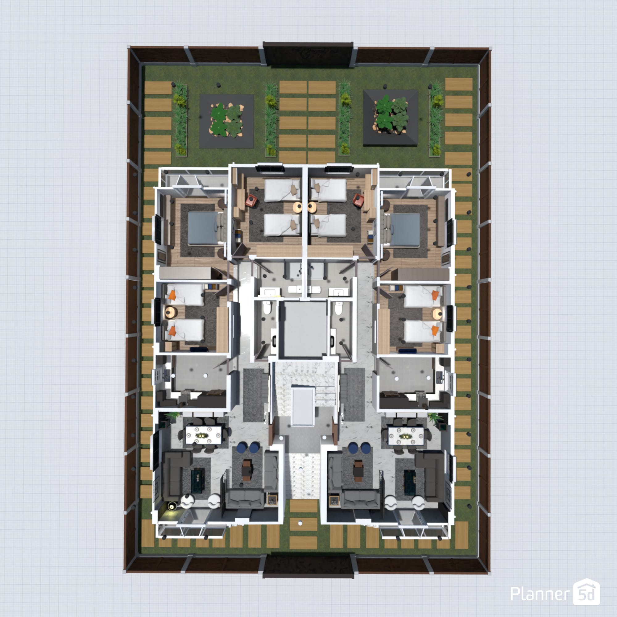 Planta de sobrado no Planner 5D