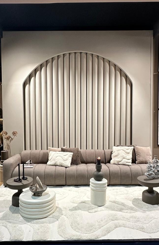 sala de estar de diseño moderna, tendencias de decoración maison&objet