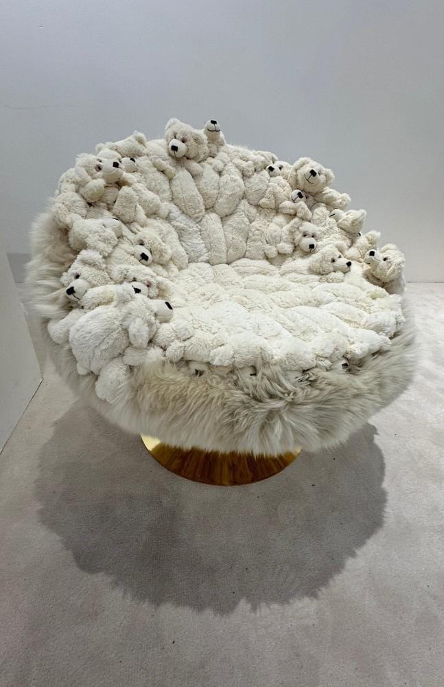 silla de diseño de peluches de osos, maison&objet