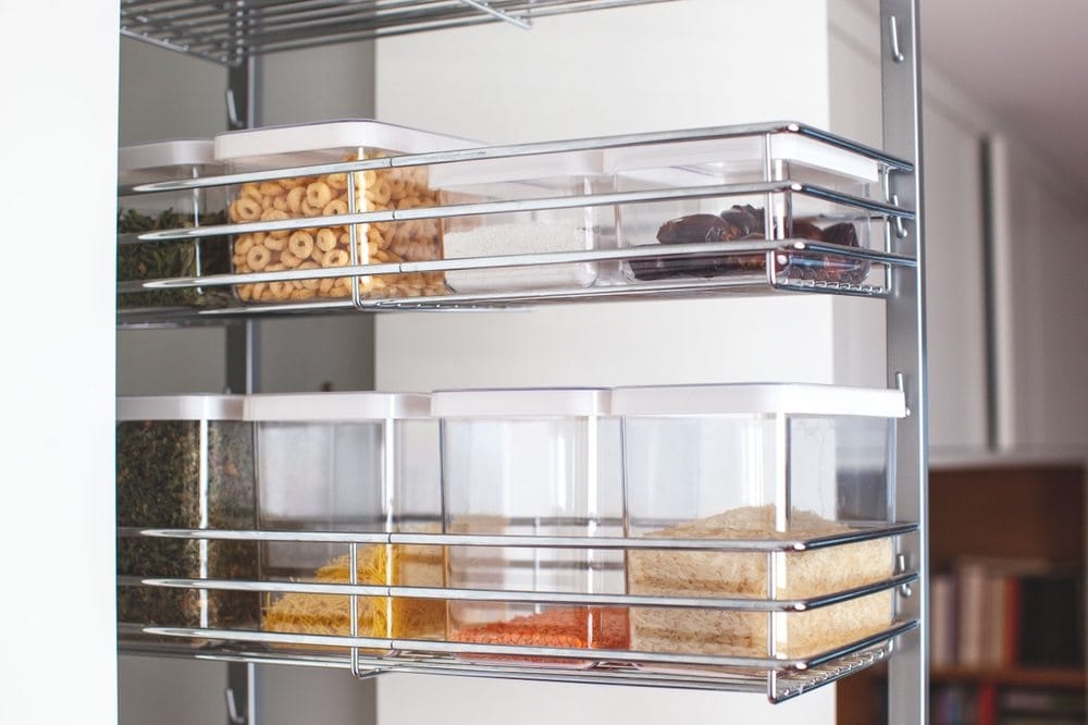 pull out rack in kitchen pantry