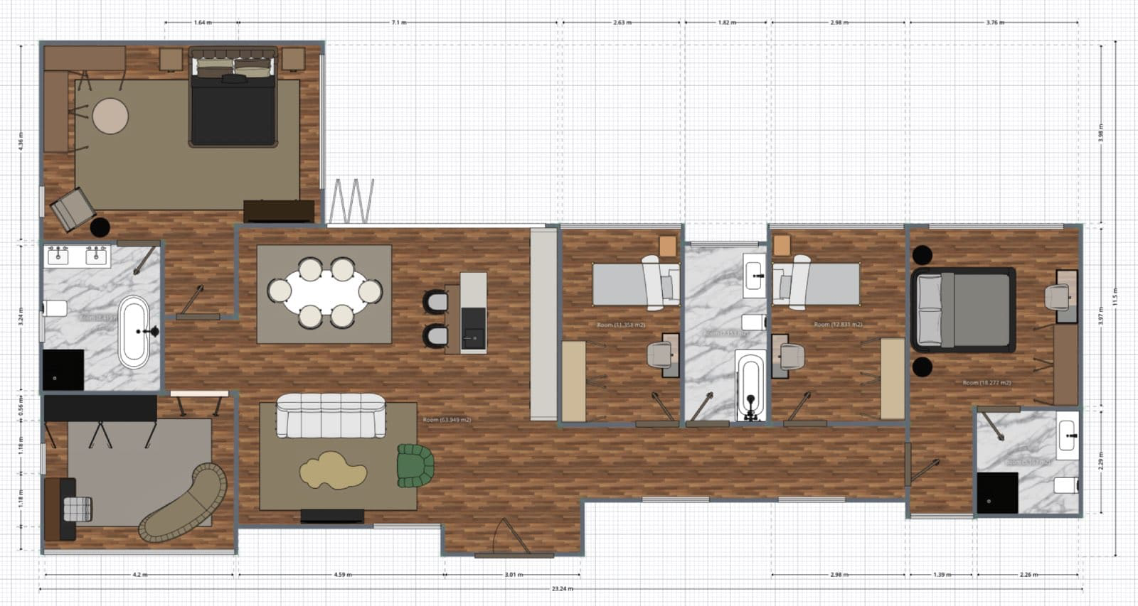 панель управления planner5d