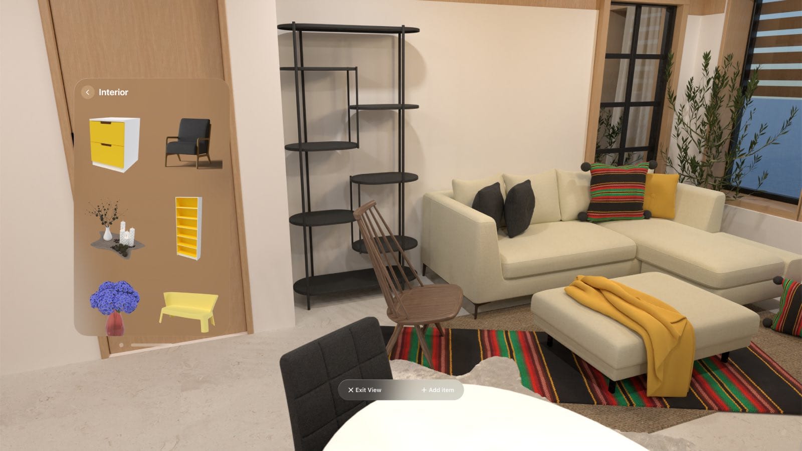 living room designPlanner 5D & Apple Vision Pro
