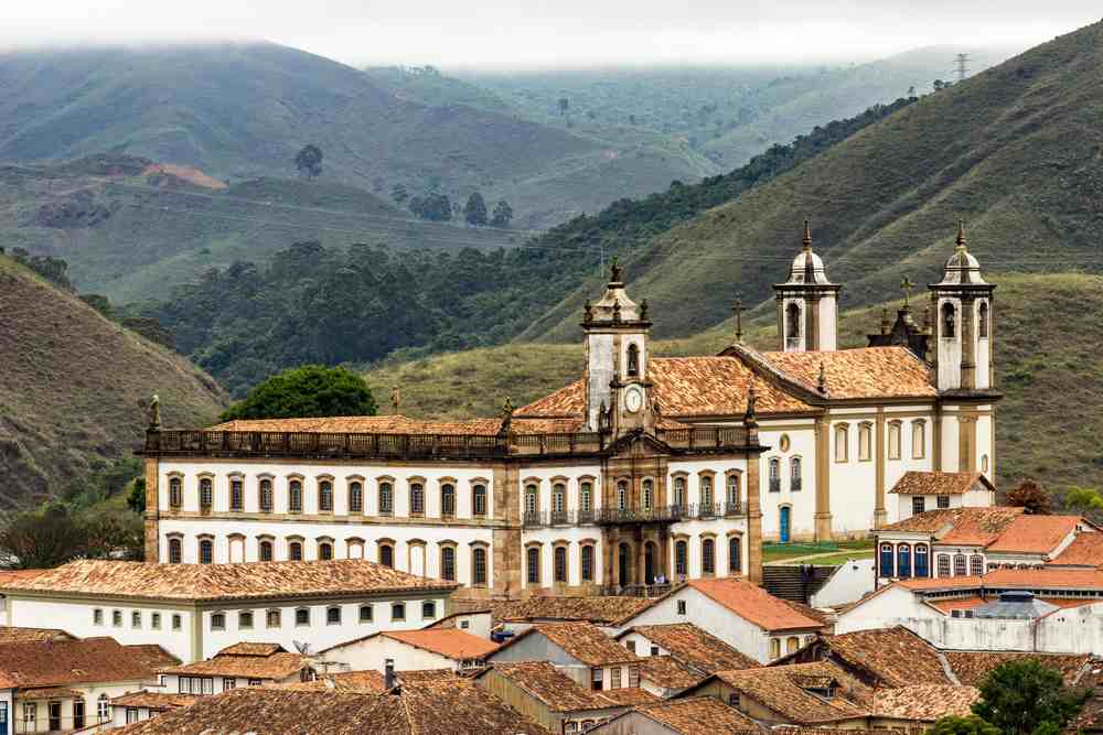 Arquitetura barroca no Brasil implementada na igreja