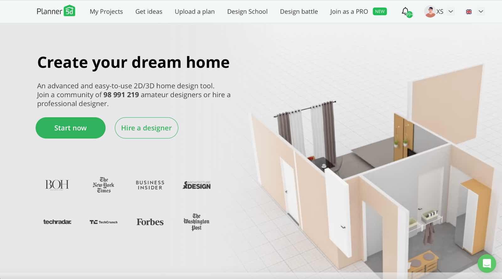 planner 5d interior design software