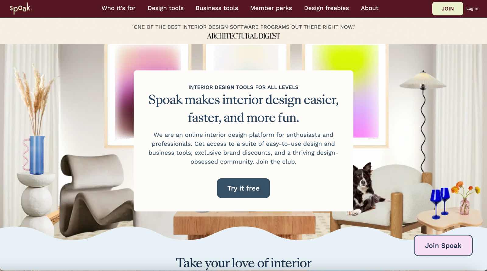 interior design software for 3d rendering spoak