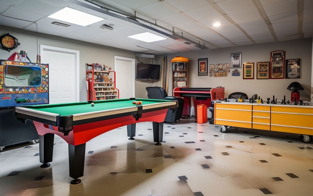 garage game room ideas