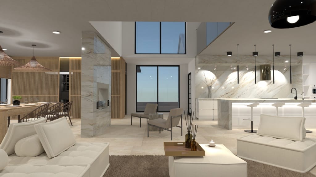 3d rendering interior design