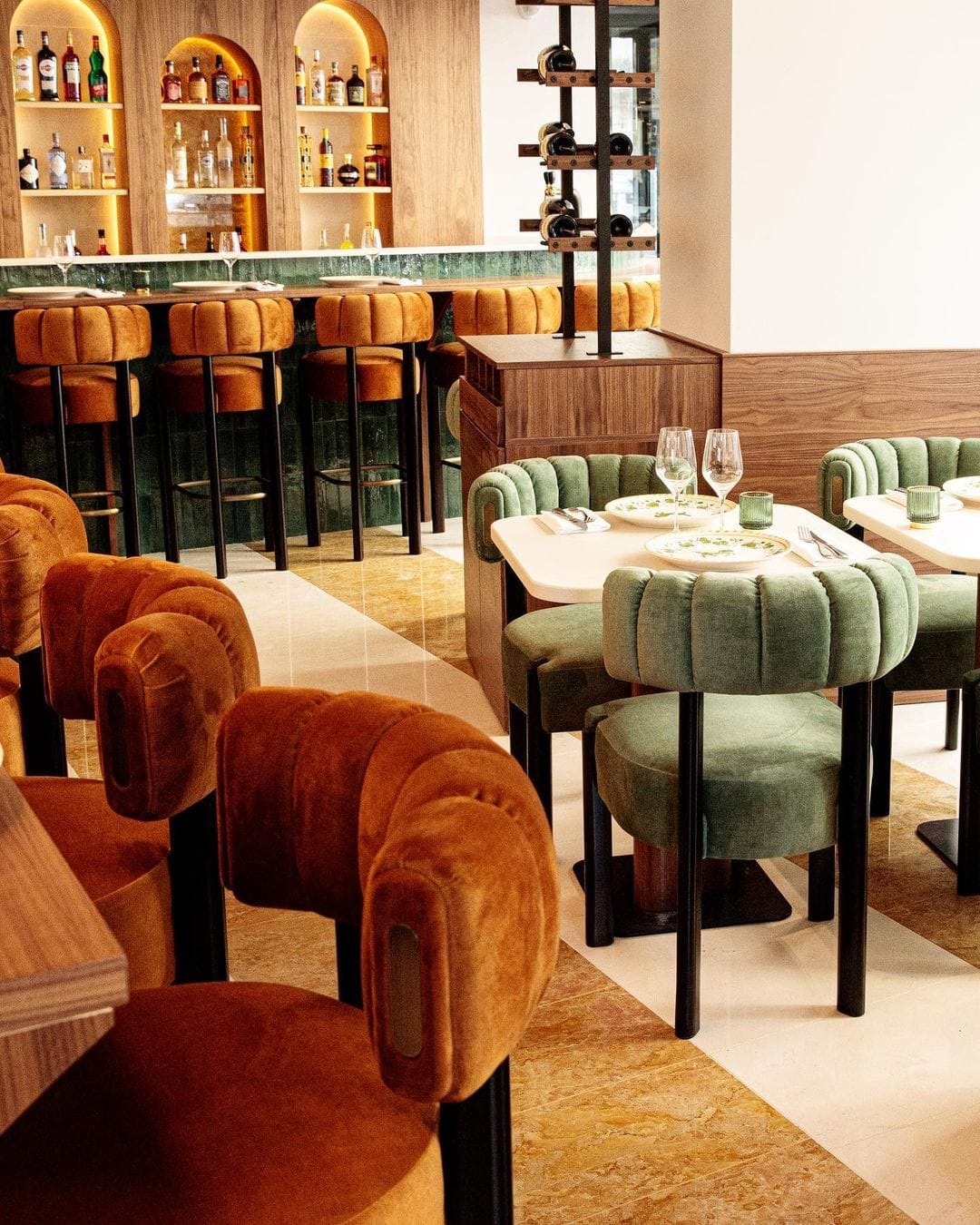 Restaurante Cavalieri Paris diseño de interiores salma portugal