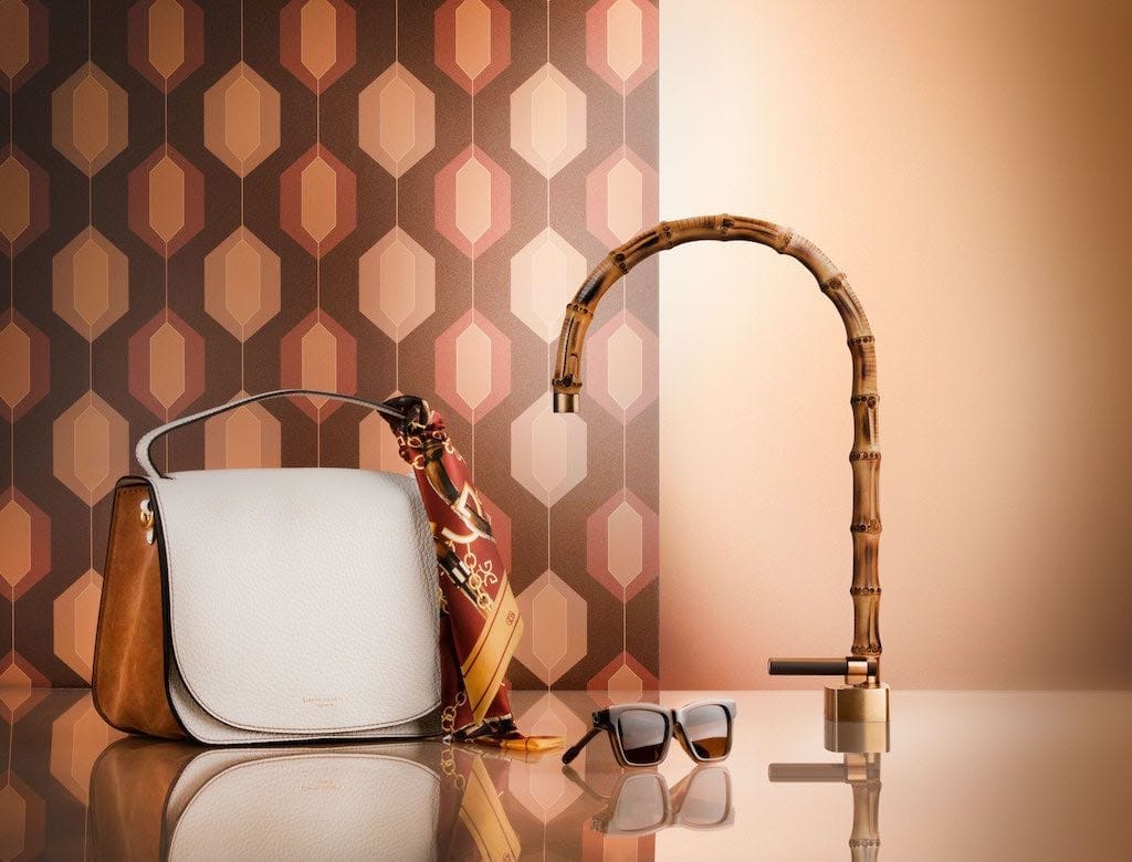 bamboo luxury bathroom faucet by gessi