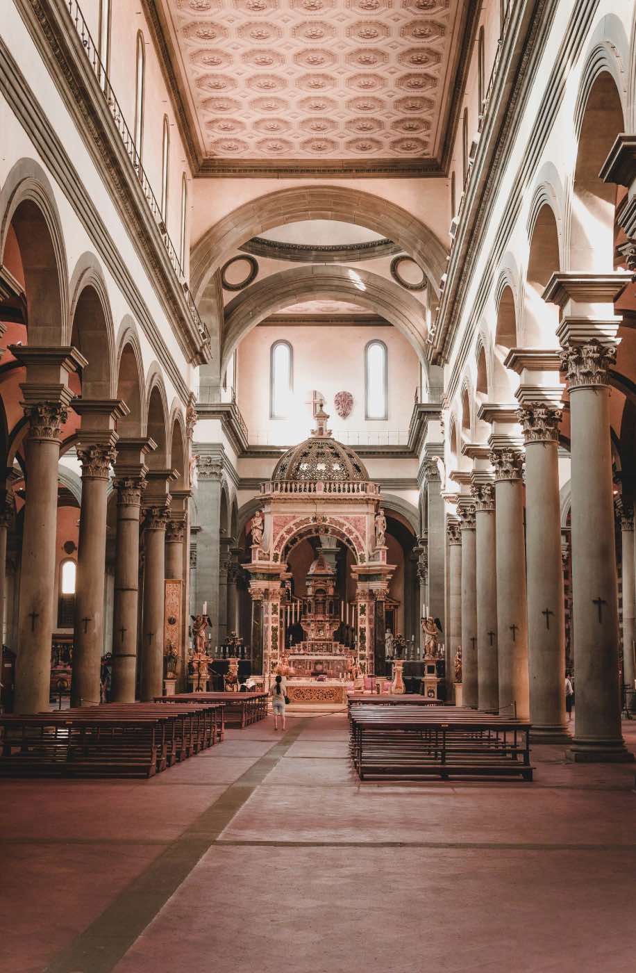 basilica di santo spirito en florencia, arquitectura renacentista brunelleschi