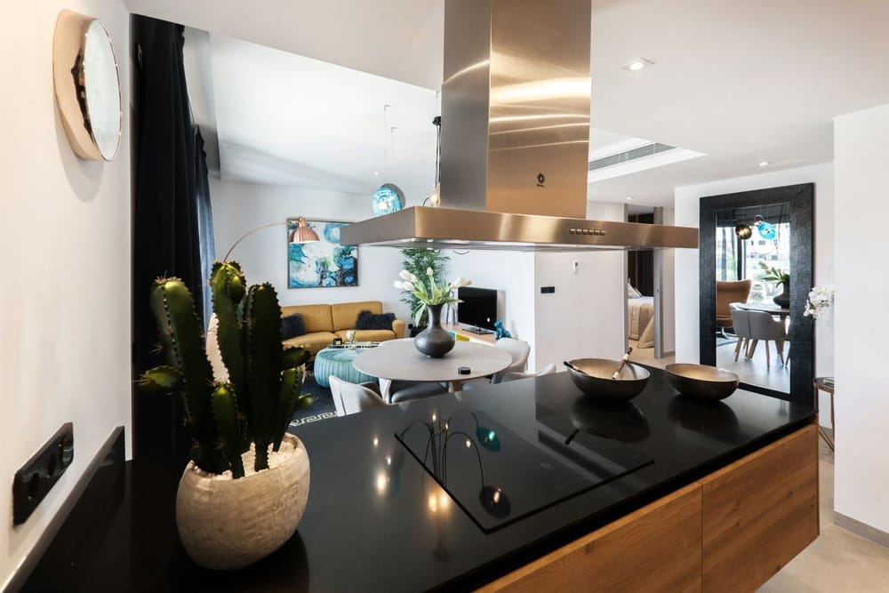 ambientes integrados cozinha e sala de estar