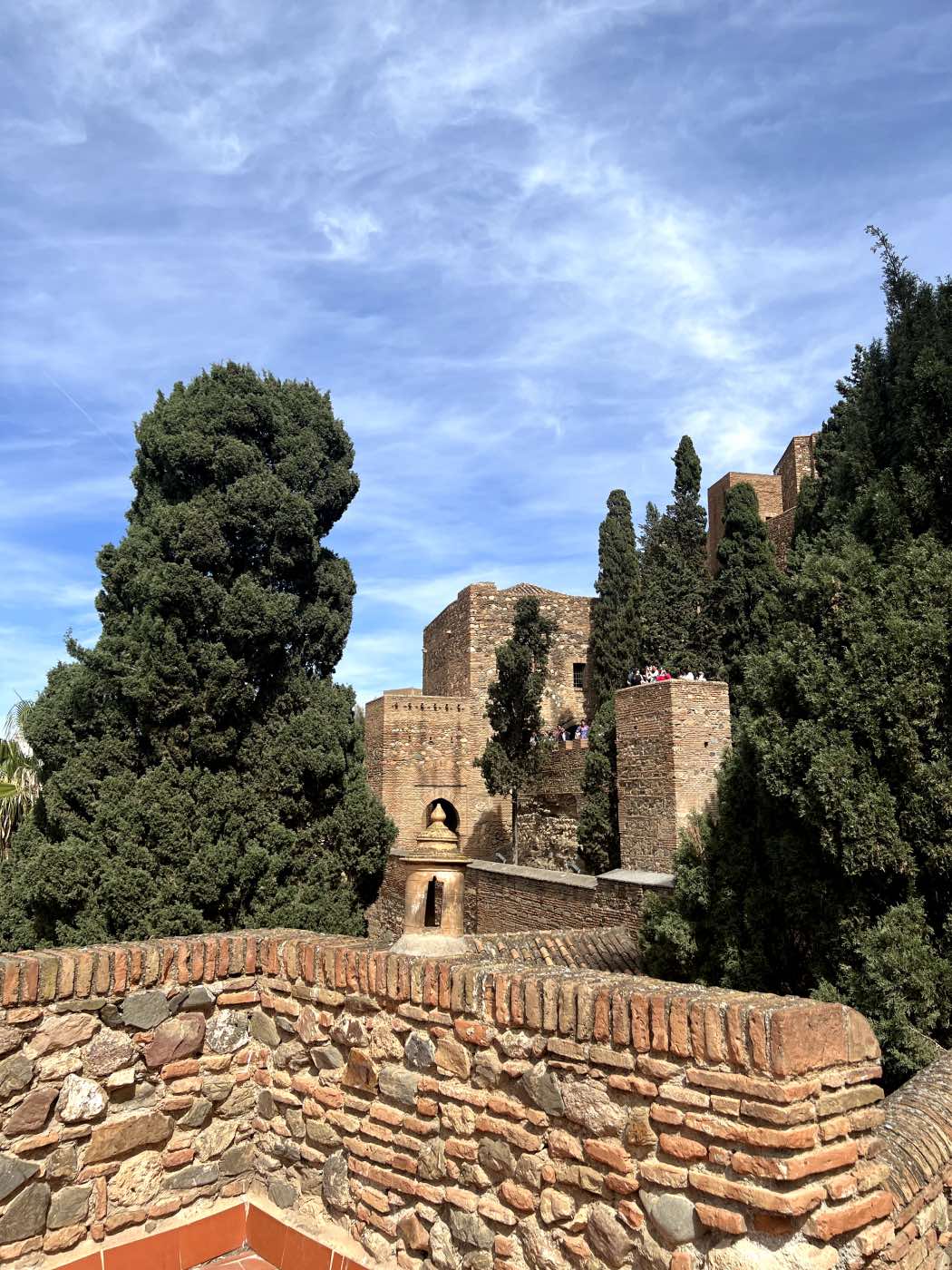 alcazaba de málaga, arquitectura histórica