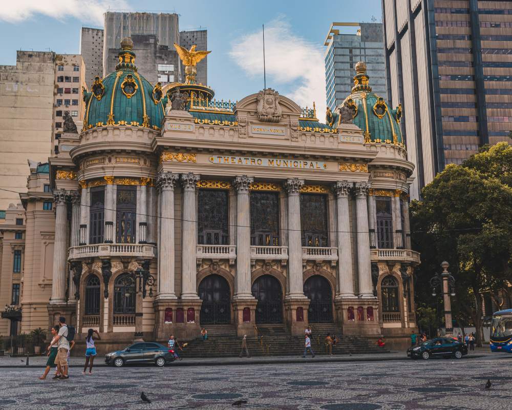 Teatro Municipal Arquitetura Neoclássica Brasil