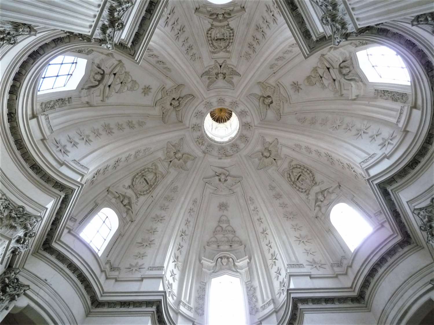 Cúpula de Sant'Ivo alla Sapienza, Roma, arquitectura barroca borromini
