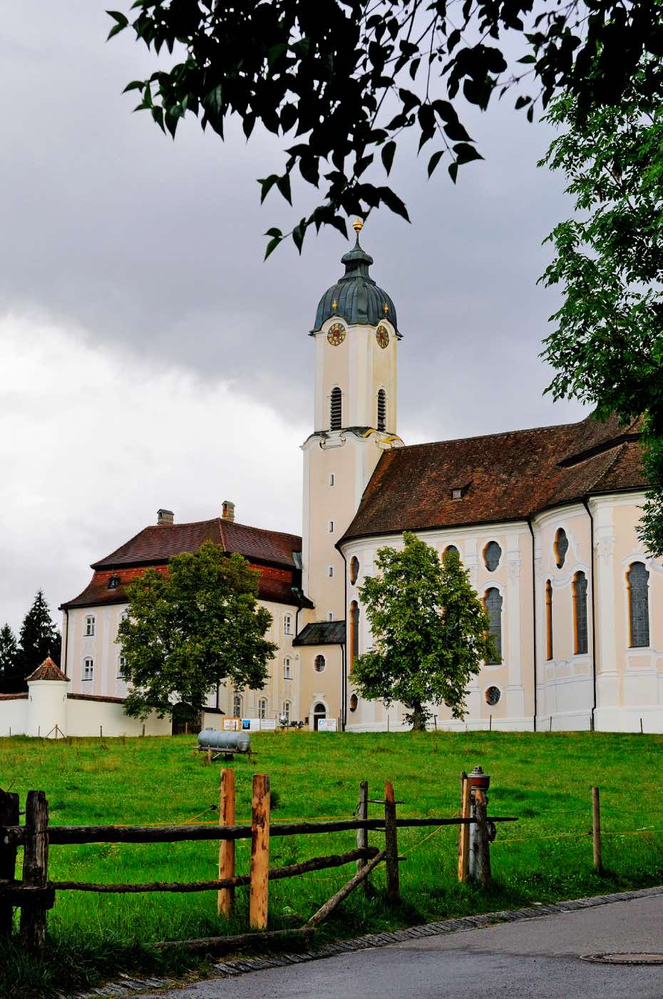 Iglesia de Wies, iglesia barroca alemana en el campo