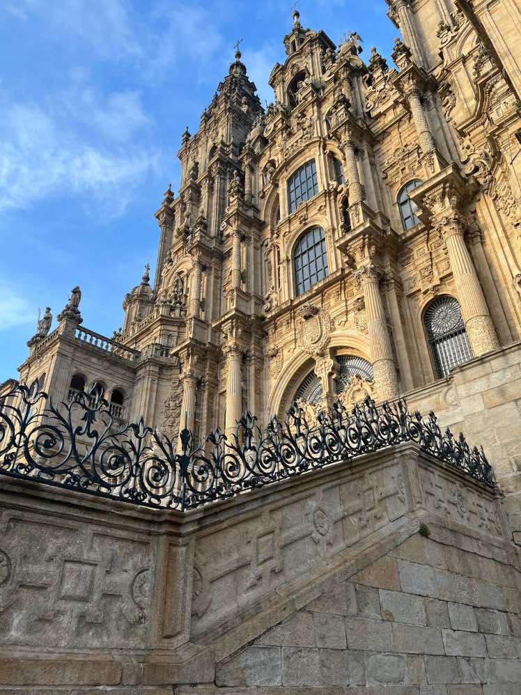 Fachada del Obradoiro de la Catedral de Santiago de Compostela, destinos arquitectura