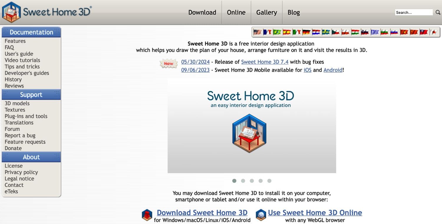 sweet home 3d: sketchup alternative, interior design software