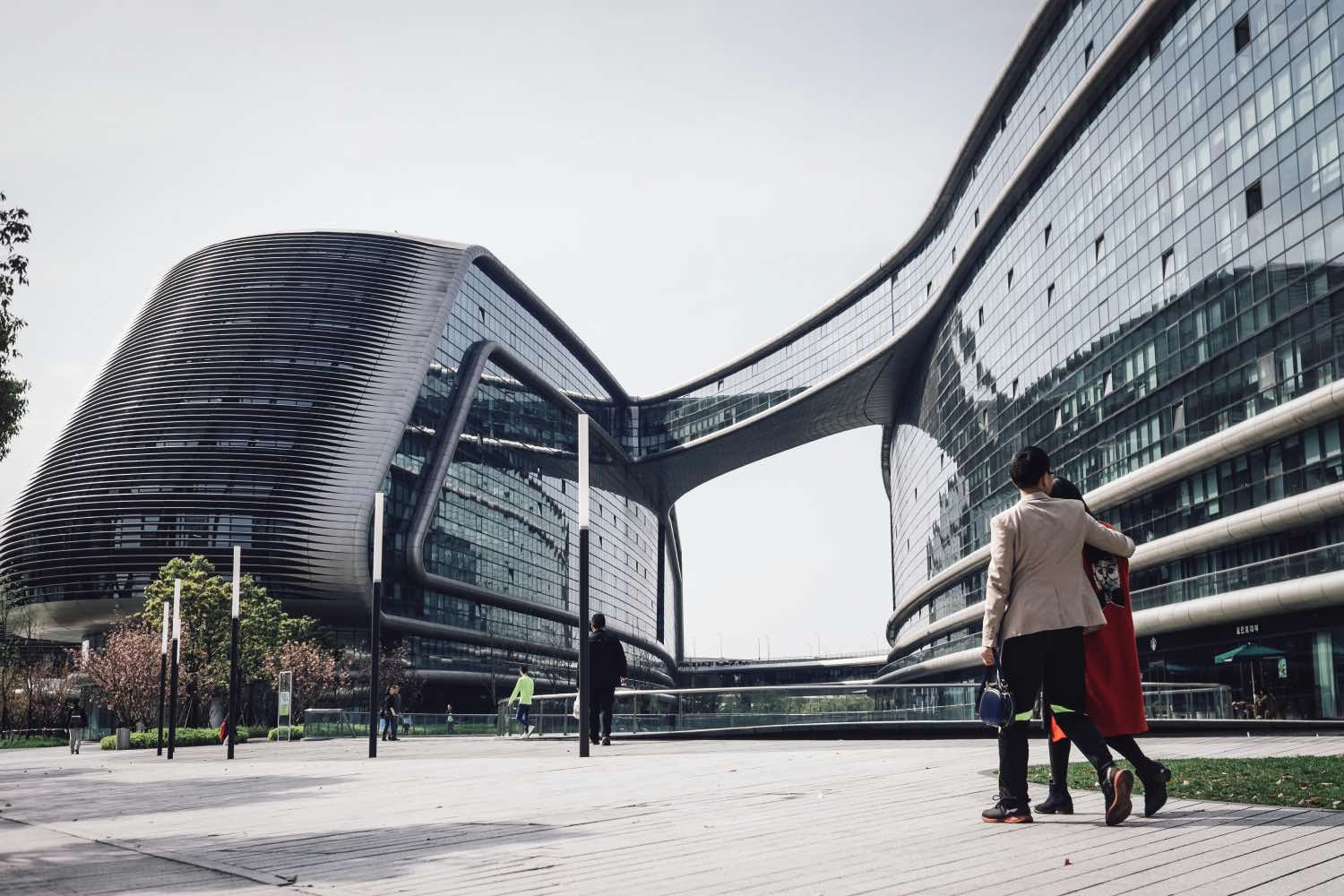 Sky Soho en Shanghai, obra de Zaha Hadid Architects, arquitectura contemporánea