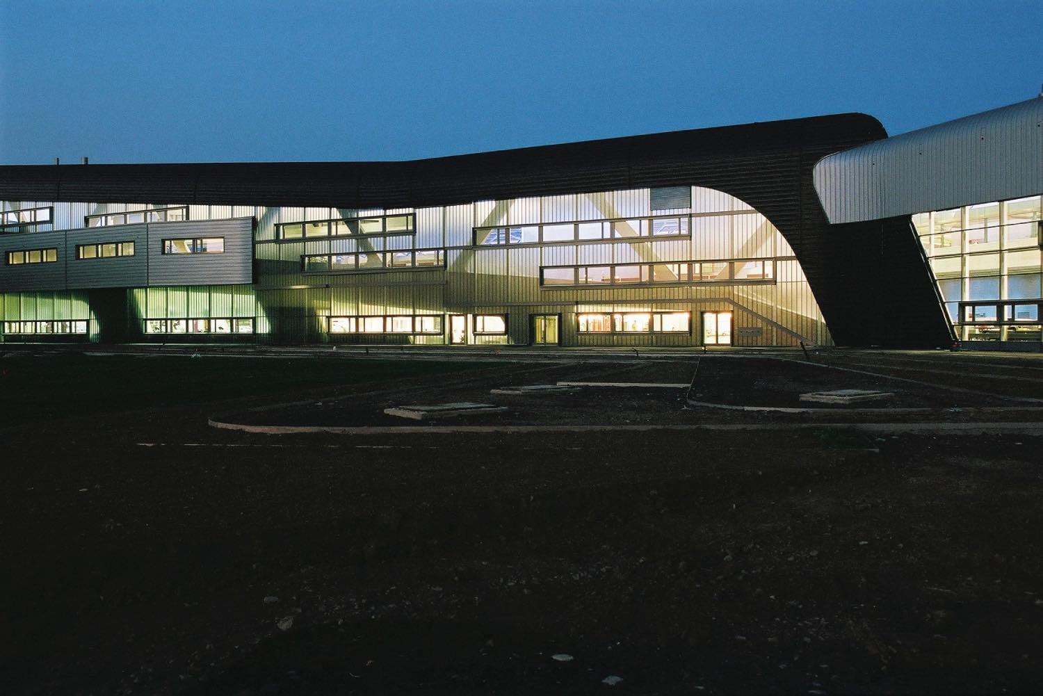 Edificio Central de la Planta de BMW en Lepzig, obra de Zaha Hadid Architects.