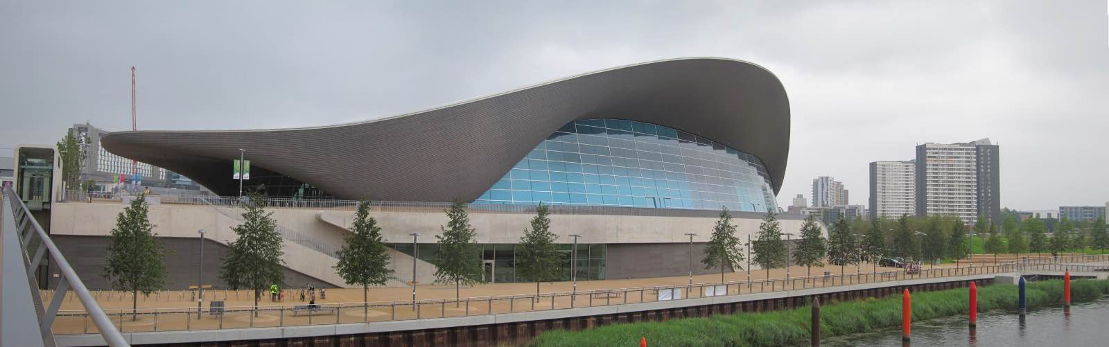 Centro Acuático de Londres, obra de Zaha Hadid Architects, arquitectura contemporánea